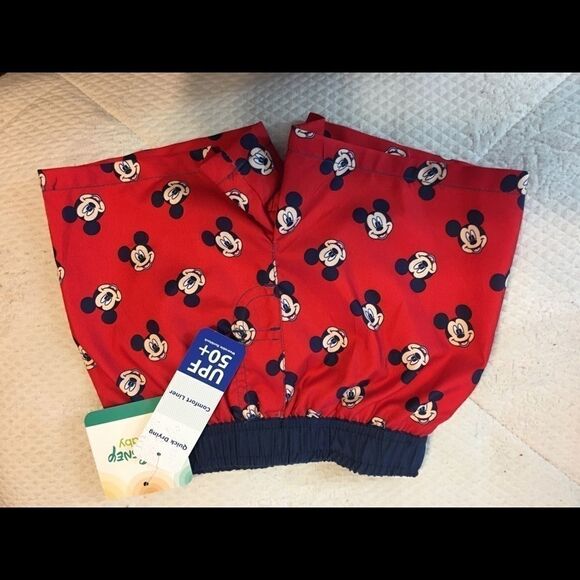 Disney Mickey Mouse Swim Trunks 12 M - Picture 1 of 3